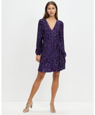 Grace Willow - Ashley Mini Sequined Dress - Dresses (Purple) Ashley Mini Sequined Dress