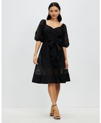 Grace Willow - Lulu Puff Sleeve Dress - Dresses (Black) Lulu Puff Sleeve Dress