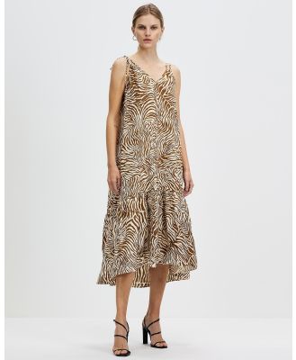 Grace Willow - Mimi Dress - Dresses (Brown Zebra) Mimi Dress