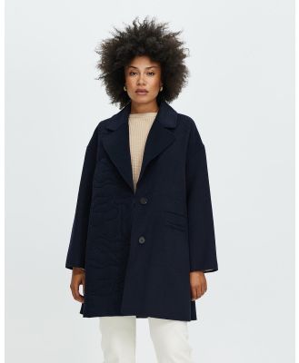 Grace Willow - Roxy Oversize Coat - Coats & Jackets (Navy) Roxy Oversize Coat