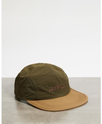 Gramicci - Nylon Cap - Headwear (Deep Olive X Coyote) Nylon Cap