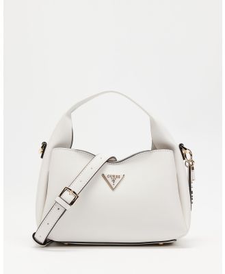 Guess - Iwona Top Zip Crossbody Bag - Handbags (Dove) Iwona Top Zip Crossbody Bag