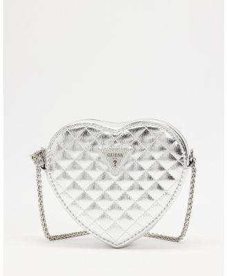 Guess - Twiller Heart Bag - Bags (Silver) Twiller Heart Bag