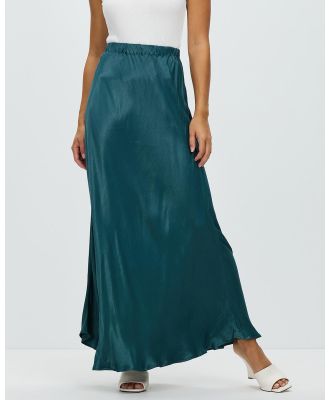 Gysette - Aia Slip Skirt - Skirts (Antique Teal) Aia Slip Skirt