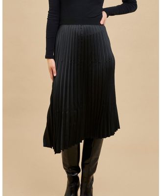 Gysette - Leona Pleated Skirt - Pleated skirts (Black) Leona Pleated Skirt