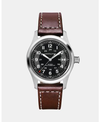 Hamilton - Khaki Field Auto 38 - Watches (Brown) Khaki Field Auto 38