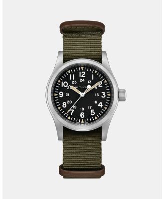 Hamilton - Khaki Field Mechanical 38 - Watches (Green) Khaki Field Mechanical 38