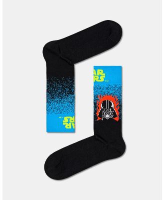 Happy Socks - Star Wars Darth Vader Socks - Crew Socks (Multi) Star Wars Darth Vader Socks