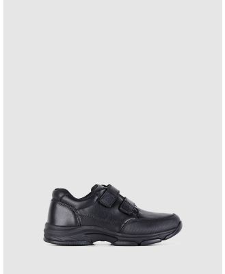 Harrison - Harlem School Shoes - School Shoes (Black E+) Harlem School Shoes