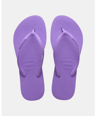 Havaianas - Slim Flatforms - All thongs (Prisma Purple) Slim Flatforms
