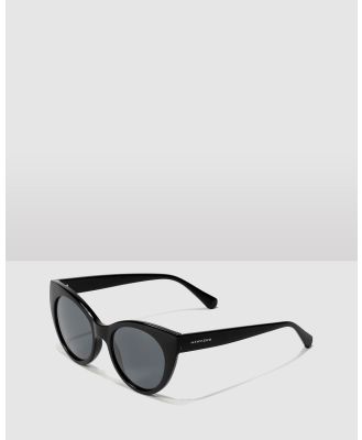 Hawkers Co - HAWKERS   Black DIVINE Sunglasses for Men and Women UV400 - Sunglasses (Black) HAWKERS - Black DIVINE Sunglasses for Men and Women UV400