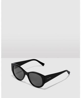 Hawkers Co - HAWKERS   Black MIRANDA Sunglasses for Men and Women UV400 - Sunglasses (Black) HAWKERS - Black MIRANDA Sunglasses for Men and Women UV400
