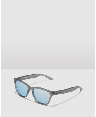 Hawkers Co - HAWKERS   Frozen Grey Clear Blue ONE KIDS Sunglasses for Men and Women UV400 - Sunglasses (Grey) HAWKERS - Frozen Grey Clear Blue ONE KIDS Sunglasses for Men and Women UV400
