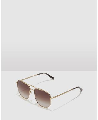 Hawkers Co - HAWKERS   Gold Earth CAD Sunglasses for Men and Women UV400 - Sunglasses (Gold) HAWKERS - Gold Earth CAD Sunglasses for Men and Women UV400