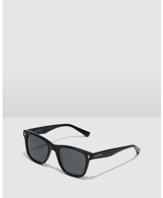 Hawkers Co - Polarized Black Dark One Pair Sunglasses for Men and Women UV400 - Square (Black) Polarized Black Dark One Pair Sunglasses for Men and Women UV400