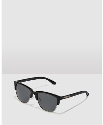 Hawkers Co - Polarized Dark New Classic Sunglasses for Men and Women UV400 - Square (Black) Polarized Dark New Classic Sunglasses for Men and Women UV400