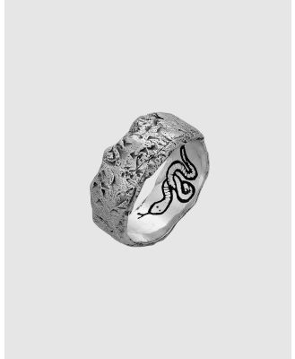 Haze & Glory -  Ring Band Ring Serpent in 925 Sterling Silver - Jewellery (Silver) Ring Band Ring Serpent in 925 Sterling Silver