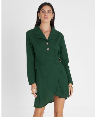 Heaven Australia - Emerald Long Sleeve Dress - Dresses (Green) Emerald Long Sleeve Dress