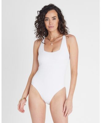 Heaven Australia - Pearl Bec One Piece - One-Piece / Swimsuit (White) Pearl Bec One Piece