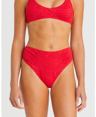 Heaven Australia - Rose Phoebe High Waist Pant - Bikini Set (Red) Rose Phoebe High Waist Pant