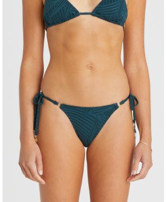 Heaven Australia - Vine Kylie Tie Side Pant - Bikini Bottoms (Green) Vine Kylie Tie Side Pant