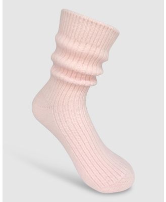 High Heel Jungle - Cashmere Sock - All gift sets (Light Pink) Cashmere Sock