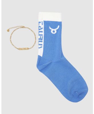 High Heel Jungle - Horoscope Gold Anklet and Sock Set   Taurus - Gifts sets (Gold) Horoscope Gold Anklet and Sock Set - Taurus
