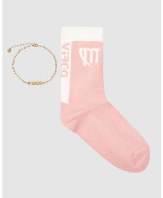 High Heel Jungle - Horoscope Gold Anklet and Sock Set   Virgo - Gifts sets (Gold) Horoscope Gold Anklet and Sock Set - Virgo