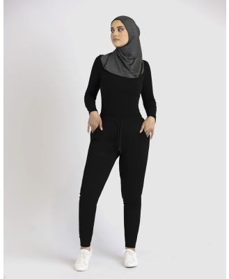 Hijab House - Black Fitness Joggers - Pants (Black) Black Fitness Joggers