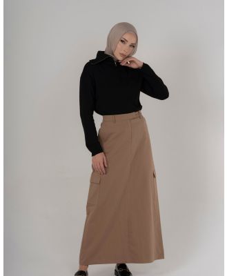 Hijab House - Sienna Skirt - Skirts (Brown) Sienna Skirt