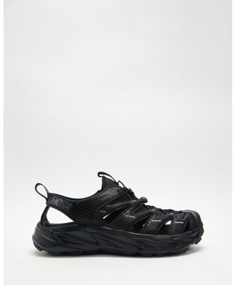 HOKA - Hopara   Men's - Outdoor Shoes (Black & Black) Hopara - Men's