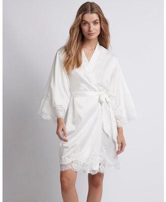 Homebodii - Olivia Robe - Sleepwear (White) Olivia Robe