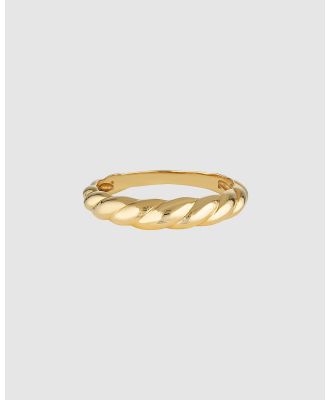 HOUSE OF SLANI - Slim Croissant Gold Ring - Jewellery (Gold) Slim Croissant Gold Ring