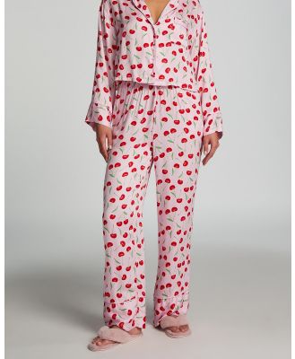 Hunkemoller - Vis Cherry Pants - Sleepwear (Pink Tulle) Vis Cherry Pants