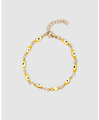 Hunter x Hunter - Evil Eye Bracelet - Jewellery (Yellow) Evil Eye Bracelet