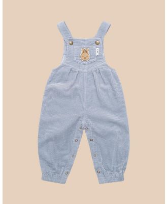 Huxbaby - Cord Overalls   Babies Kids - Sleeveless (Dusty Blue) Cord Overalls - Babies-Kids