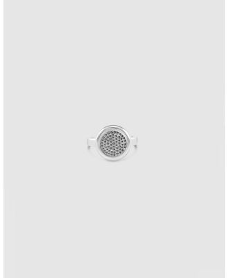 Ichu - Detailed Circle Shape Ring - Jewellery (Silver) Detailed Circle Shape Ring