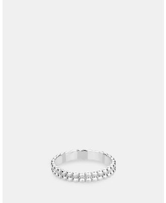 Ichu - Double Ball Band Ring - Jewellery (925 Sterling Silver) Double Ball Band Ring