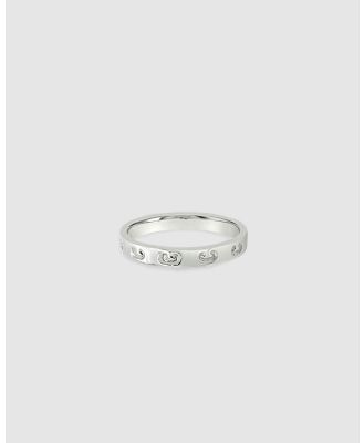 Ichu - Personalised Letter C Ring - Jewellery (Silver) Personalised Letter C Ring