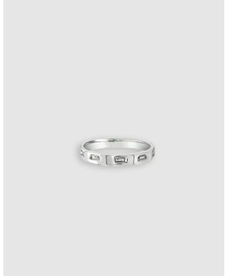 Ichu - Personalised Letter D Ring - Jewellery (Silver) Personalised Letter D Ring