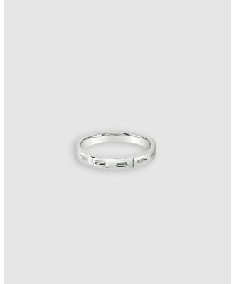 Ichu - Personalised Letter I Ring - Jewellery (Silver) Personalised Letter I Ring