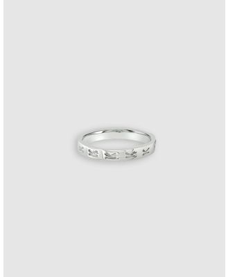 Ichu - Personalised Letter K Ring - Jewellery (Silver) Personalised Letter K Ring