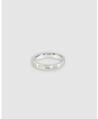 Ichu - Personalised Letter U Ring - Jewellery (Silver) Personalised Letter U Ring