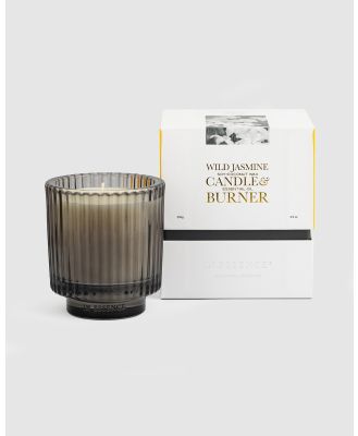 In Essence - In Essence  Wild Jasmine Soy + Coconut Wax Candle & Essential Oil Burner 255g - Home (N/A) In Essence  Wild Jasmine Soy + Coconut Wax Candle & Essential Oil Burner 255g