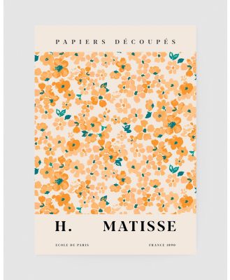 Inka Arthouse - Flower Market by Henri Matisse Art Print - Home (Yellow) Flower Market by Henri Matisse Art Print
