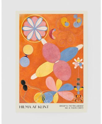 Inka Arthouse - Hilma af Klint No. 4 Art Print - Home (Orange) Hilma af Klint No. 4 Art Print