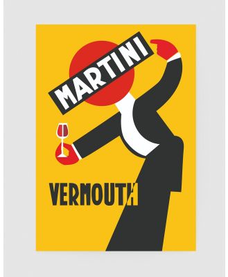 Inka Arthouse - Martini Vermouth Art Print - Home (Yellow) Martini Vermouth Art Print