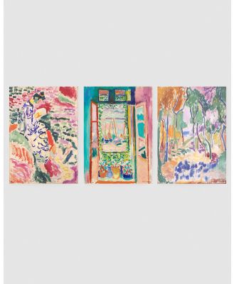 Inka Arthouse - Matisse Exhibition Set of 3 Art Prints - Home (Green) Matisse Exhibition Set of 3 Art Prints