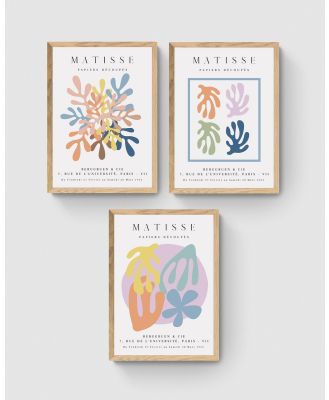 Inka Arthouse - Papiers Set of 3 Matisse Art Prints - Home (Multi) Papiers Set of 3 Matisse Art Prints