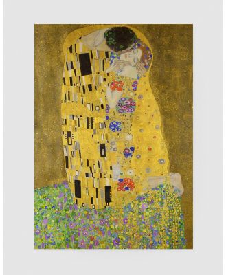 Inka Arthouse - The Kiss by Gustav Klimt Art Print - Home (Yellow) The Kiss by Gustav Klimt Art Print
